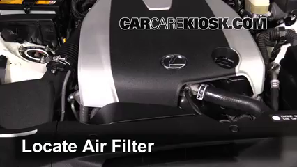 2013 Lexus GS350 3.5L V6 Air Filter (Engine) Replace